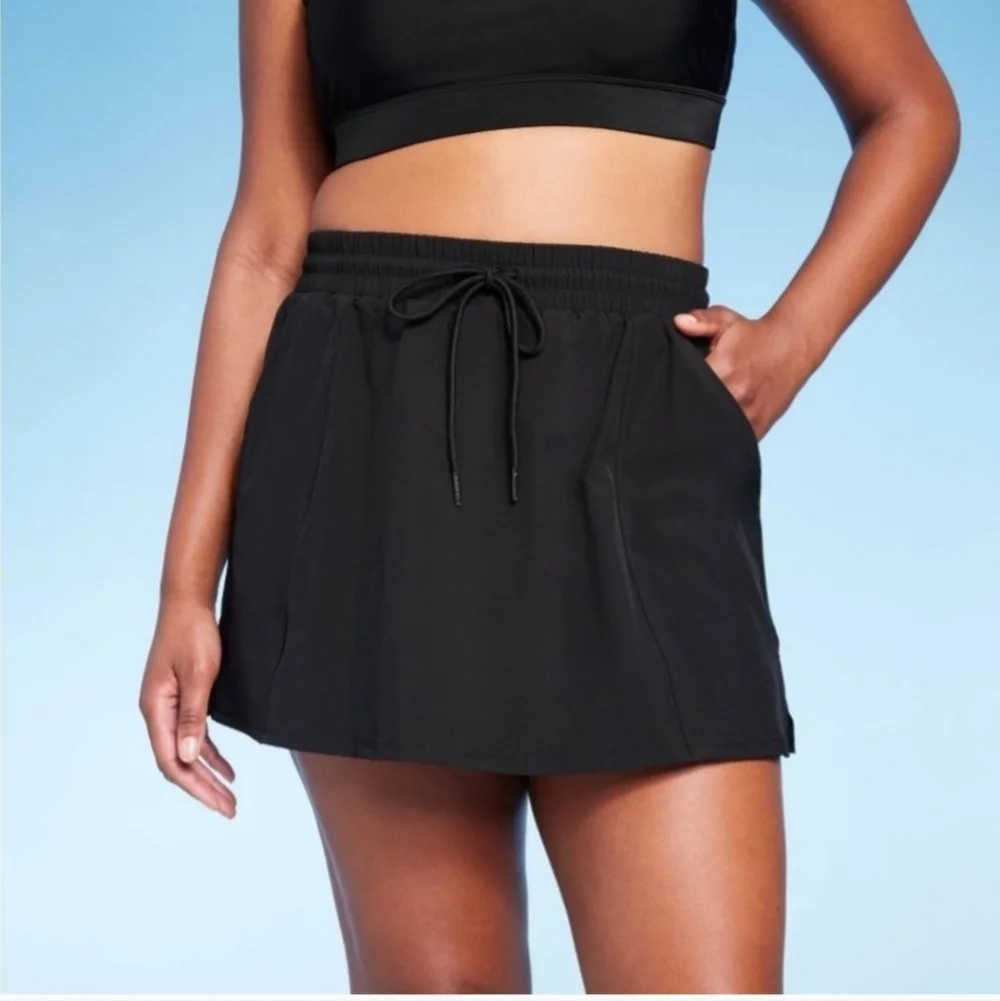 Women's Quick Dry Board Skirt with Pockets - Kona Sol Black S - Picture 3 of 13